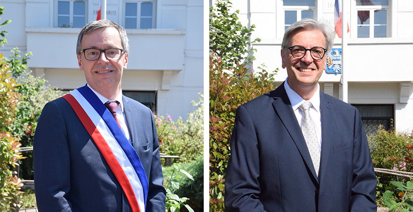 M. Martinache (droite) et M. Berthier (gauche)