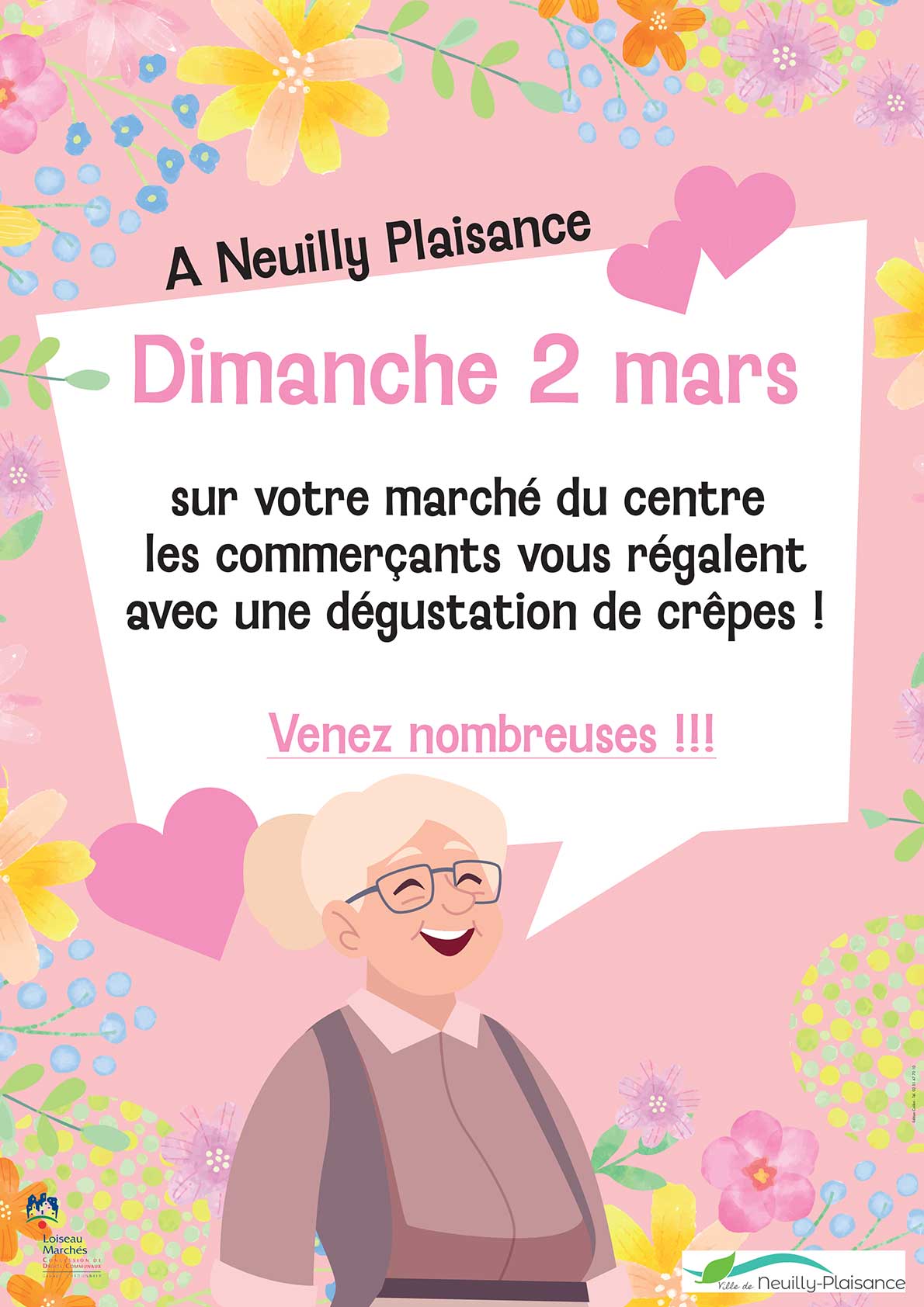 ANIMATION Commerçants marché MARS 2025