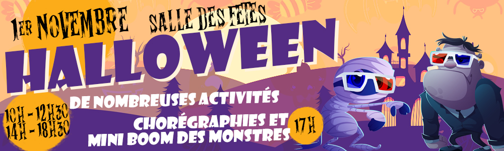 La ville fête halloween