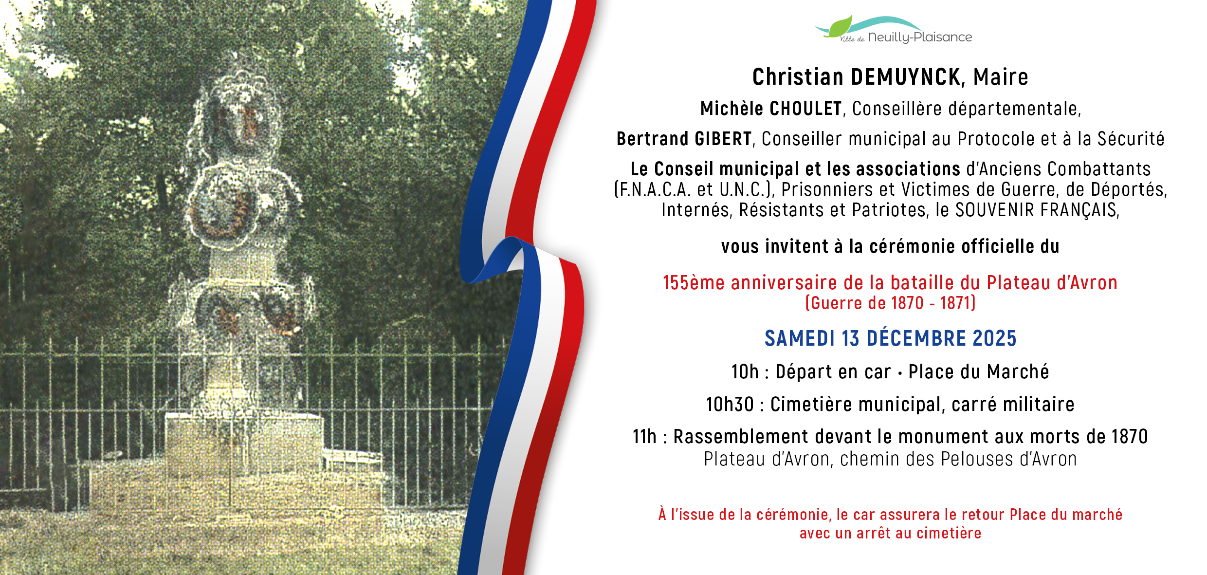 INVITATION COMMEMORATION AVRON