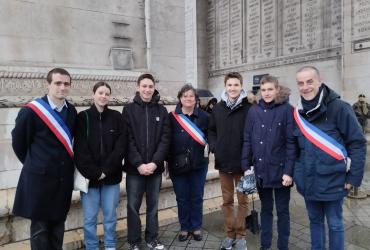 RAVIVAGE ARC DE TRIOMPHE CONSEIL DES JEUNES - 2 MARS 2024 