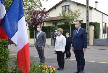 COMMÉMORATION DU 76e ANNIVERSAIRE DU 8 MAI 1945