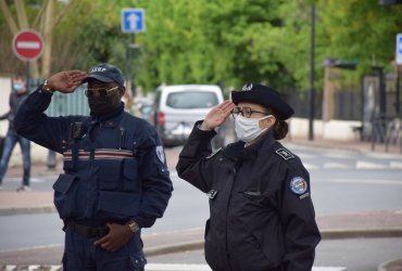 COMMÉMORATION DU 76e ANNIVERSAIRE DU 8 MAI 1945