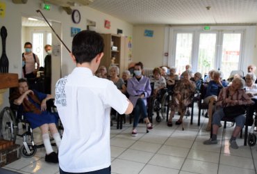 CONCERT DE L'ECOLE DE MUSIQUE A LA RÉSIDENCE D’ÉGLANTINE - JUILLET 2020 