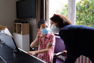 CONCERT DE L'ECOLE DE MUSIQUE A LA RÉSIDENCE D’ÉGLANTINE - JUILLET 2020 