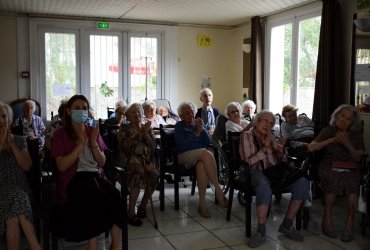 CONCERT DE L'ECOLE DE MUSIQUE A LA RÉSIDENCE D’ÉGLANTINE - JUILLET 2020 