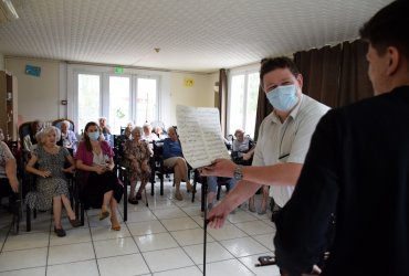 CONCERT DE L'ECOLE DE MUSIQUE A LA RÉSIDENCE D’ÉGLANTINE - JUILLET 2020 