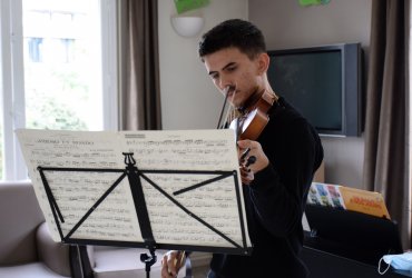 CONCERT DE L'ECOLE DE MUSIQUE A LA RÉSIDENCE D’ÉGLANTINE - JUILLET 2020 