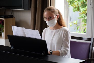 CONCERT DE L'ECOLE DE MUSIQUE A LA RÉSIDENCE D’ÉGLANTINE - JUILLET 2020 