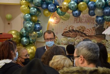 INAUGURATION BOULANGERIE "LE PANIER PLAISANCE" EN PRÉSENCE DE M. LE MAIRE