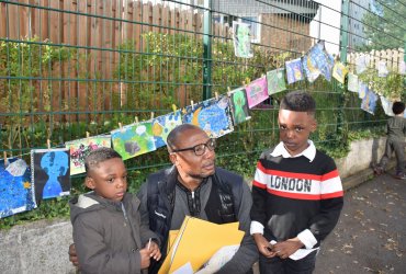 LA GRANDE LESSIVE DE L’ECOLE LEON FRAPIE ET CAHOUETTES