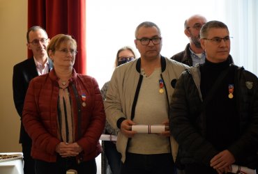 REMISE DES MÉDAILLES D'HONNEUR DU TRAVAIL - MARS 2022