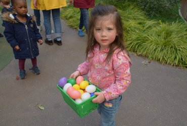 CHASSE AUX ŒUFS - CRÈCHE ABBÉ PIERRE