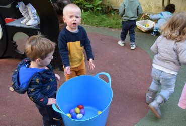 CHASSE AUX ŒUFS - CRÈCHE ABBÉ PIERRE