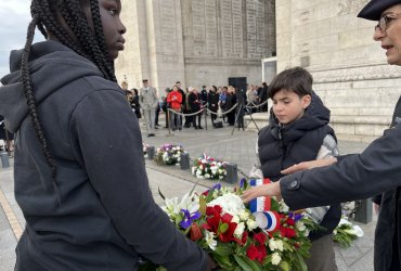 RAVIVAGE DE LA FLAMME SOUS L'ARC DE TRIOMPHE - 20 MARS 2023