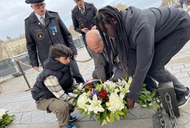 RAVIVAGE DE LA FLAMME SOUS L'ARC DE TRIOMPHE - 20 MARS 2023