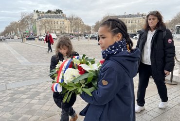 RAVIVAGE DE LA FLAMME SOUS L'ARC DE TRIOMPHE - 20 MARS 2023