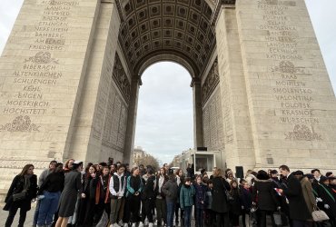 RAVIVAGE DE LA FLAMME SOUS L'ARC DE TRIOMPHE - 20 MARS 2023