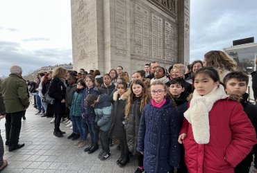 RAVIVAGE DE LA FLAMME SOUS L'ARC DE TRIOMPHE - 20 MARS 2023