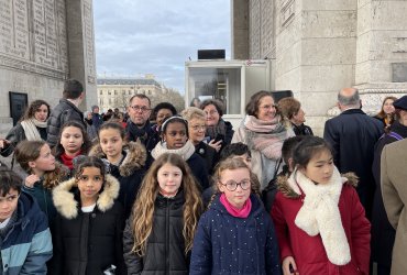 RAVIVAGE DE LA FLAMME SOUS L'ARC DE TRIOMPHE - 20 MARS 2023