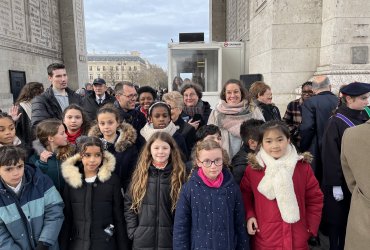 RAVIVAGE DE LA FLAMME SOUS L'ARC DE TRIOMPHE - 20 MARS 2023