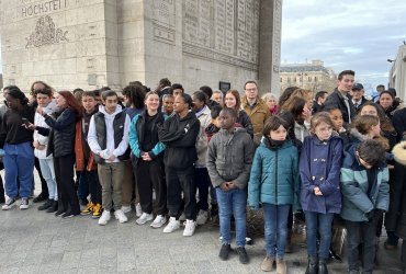 RAVIVAGE DE LA FLAMME SOUS L'ARC DE TRIOMPHE - 20 MARS 2023