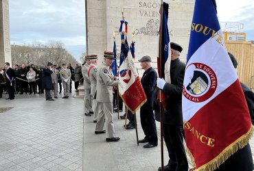 RAVIVAGE DE LA FLAMME SOUS L'ARC DE TRIOMPHE - 20 MARS 2023