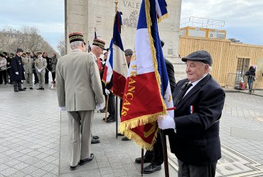 RAVIVAGE DE LA FLAMME SOUS L'ARC DE TRIOMPHE - 20 MARS 2023