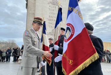 RAVIVAGE DE LA FLAMME SOUS L'ARC DE TRIOMPHE - 20 MARS 2023