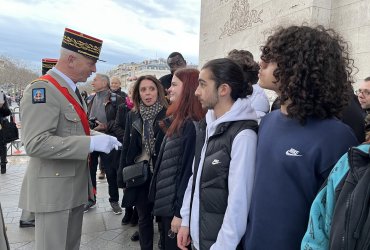 RAVIVAGE DE LA FLAMME SOUS L'ARC DE TRIOMPHE - 20 MARS 2023