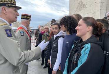 RAVIVAGE DE LA FLAMME SOUS L'ARC DE TRIOMPHE - 20 MARS 2023