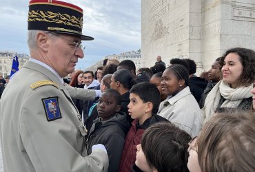 RAVIVAGE DE LA FLAMME SOUS L'ARC DE TRIOMPHE - 20 MARS 2023