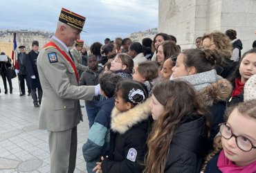 RAVIVAGE DE LA FLAMME SOUS L'ARC DE TRIOMPHE - 20 MARS 2023