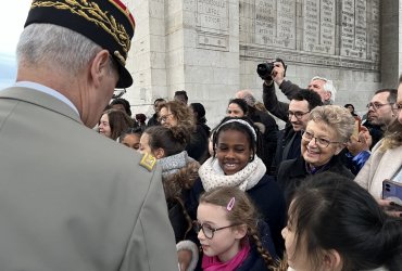 RAVIVAGE DE LA FLAMME SOUS L'ARC DE TRIOMPHE - 20 MARS 2023