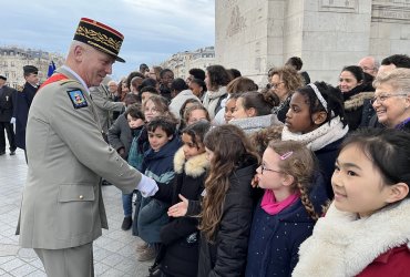 RAVIVAGE DE LA FLAMME SOUS L'ARC DE TRIOMPHE - 20 MARS 2023