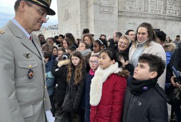 RAVIVAGE DE LA FLAMME SOUS L'ARC DE TRIOMPHE - 20 MARS 2023