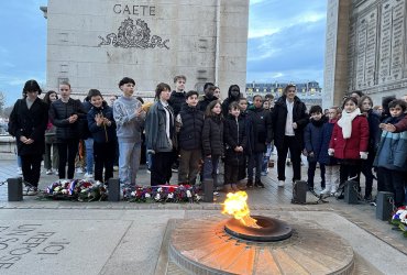 RAVIVAGE DE LA FLAMME SOUS L'ARC DE TRIOMPHE - 20 MARS 2023