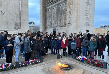 RAVIVAGE DE LA FLAMME SOUS L'ARC DE TRIOMPHE - 20 MARS 2023