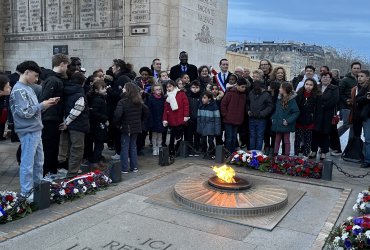 RAVIVAGE DE LA FLAMME SOUS L'ARC DE TRIOMPHE - 20 MARS 2023