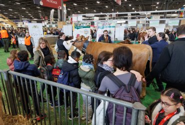 SALON DE L'AGRICULTURE 2023 : VISITE DES ENFANTS DE LA MCJ - Crédit photo Michael