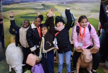 SALON DE L'AGRICULTURE 2023 : VISITE DES ENFANTS DE LA MCJ