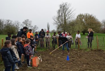 DU BLÉ AU PAIN : LE SEMIS AVEC LES ENFANTS DES CENTRES DE LOISIRS