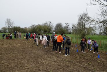 DU BLÉ AU PAIN : LE SEMIS AVEC LES ENFANTS DES CENTRES DE LOISIRS