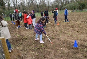 DU BLÉ AU PAIN : LE SEMIS AVEC LES ENFANTS DES CENTRES DE LOISIRS