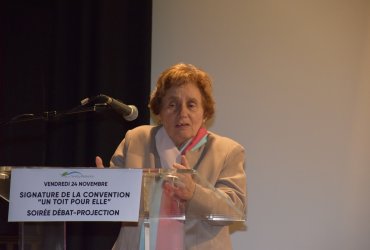 SIGNATURE DE LA CONVENTION "UN TOIT POUR ELLE" - JOURNÉE DE LUTTE CONTRE LES VIOLENCES FAITES AUX FEMMES