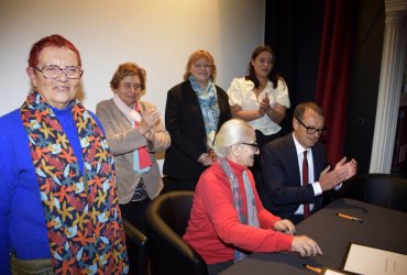 SIGNATURE DE LA CONVENTION "UN TOIT POUR ELLE" - JOURNÉE DE LUTTE CONTRE LES VIOLENCES FAITES AUX FEMMES