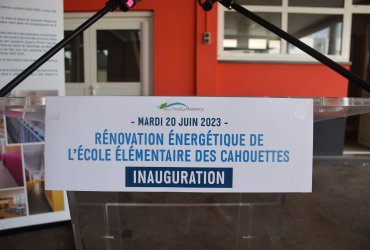 INAUGURATION ÉCOLE DES CAHOUETTES SUITE AUX TRAVAUX - 20 JUIN 2023