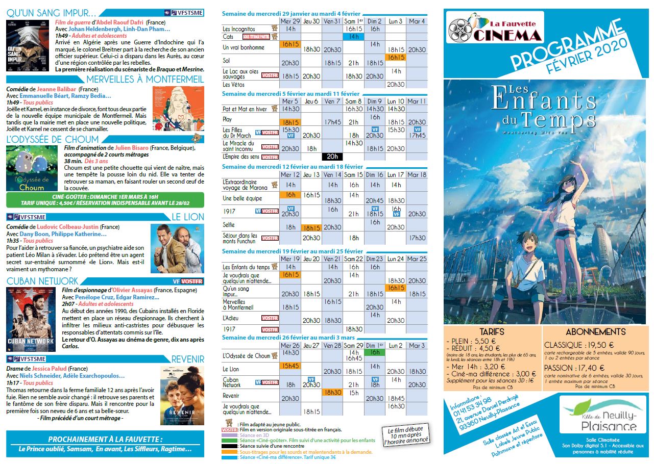 cine plaisance programme - cinéma plaisance du touch séances