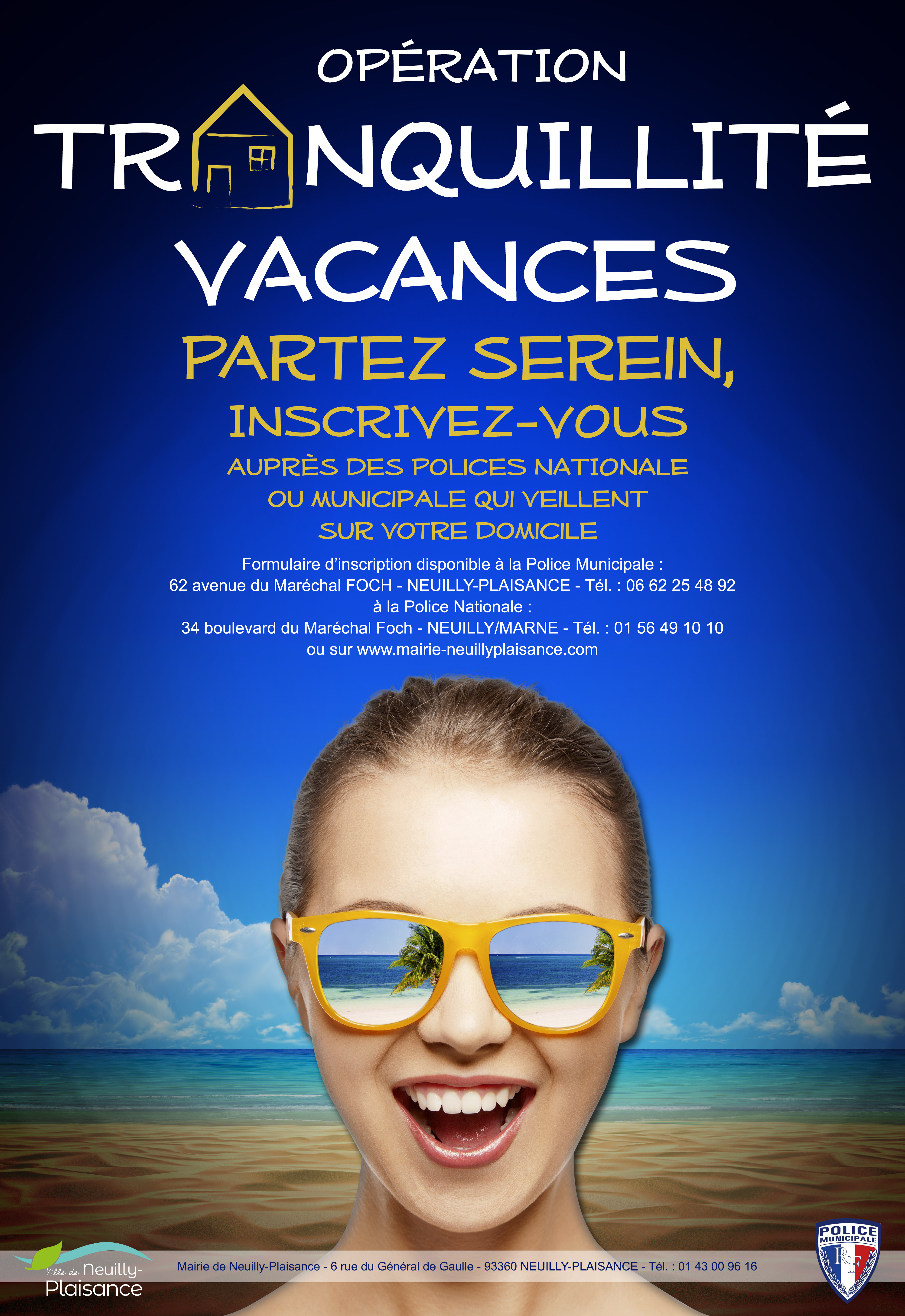 affiche tranquillite vacances 2019